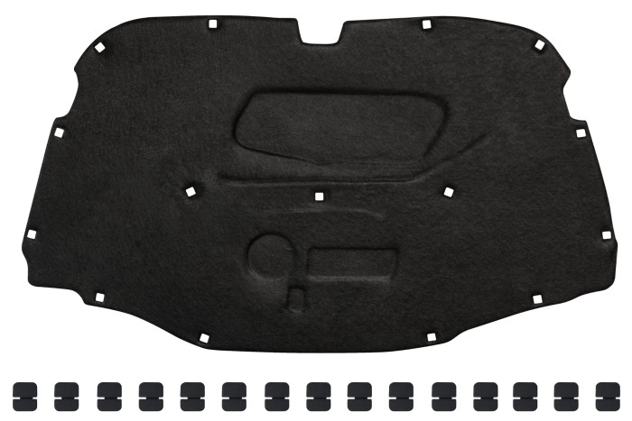 VOLKSWAGEN TOUAREG I 7L 2003-2010 WYGŁUSZENIE MASKI 7L6863835B