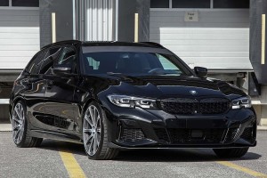 BMW SERIA 3 G21 2018+ TUNINGOWY GRILL PRZEDNI DIAMOND CZARNY ATRAPA NERKI