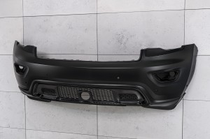JEEP GRAND CHEROKEE IV WK2 2017-2021 PO DRUGIM FACELIFTINGU KOMPLETNY ZDERZAK PRZEDNI Z PDC BEZ SPRYSKIWACZY 68333498AA