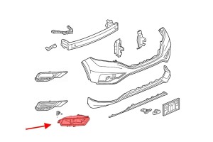 HONDA CR-V IV 2015-2018 PO FACELIFTINGU LAMPA PRZECIWMGIELNA PRZEDNIA PRAWA 33900T1WA11