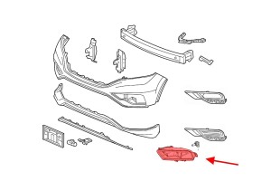 HONDA CR-V IV 2015-2018 PO FACELIFTINGU LAMPA PRZECIWMGIELNA PRZEDNIA LEWA 33951T1WA11