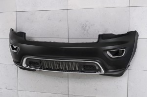 JEEP GRAND CHEROKEE IV WK2 2017-2021 PO DRUGIM FACELIFTINGU KOMPLETNY ZDERZAK PRZEDNI BEZ PDC BEZ SPRYSKIWACZY 6EB83TZZAA