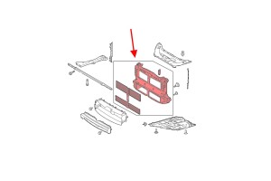 FORD KUGA MK3 III 2019+ WLOT KANAŁ POWIETRZA CHŁODNICY LX6Z5816146B