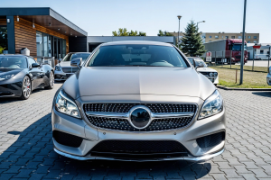 MERCEDES CLS C218 2014-2018 PO FACELIFTINGU CHROMOWANA LISTWA PRZEDNIEGO ZDERZAKA ŚRODKOWA A2188851774
