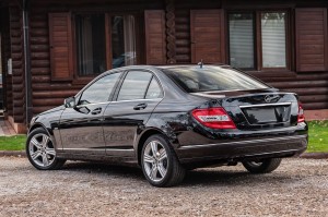 MERCEDES C-CLASS W204 2011-2014 PO FACELIFTINGU LISTWA TYLNEGO ZDERZAKA LEWA A2048852921