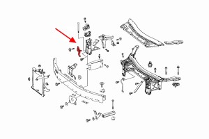 MERCEDES GLC C253 2015-2019 COUPE PRZED LIFTINGIEM LEWY UCHWYT MOCOWANIE REFLEKTORA A2536201700