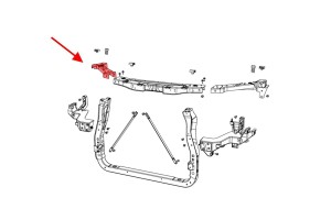 DODGE DURANGO III 2010-2021 OKULAR PASA PRZEDNIEGO PRAWY 5156116AB