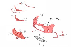 TOYOTA COROLLA XII E21 2019+ SEDAN KOMPLETNY ZDERZAK PRZEDNI Z GRILLEM 5211902Q10