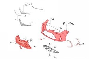 TOYOTA COROLLA XII E21 2019+ SEDAN ZDERZAK PRZEDNI Z KRATKĄ DOLNĄ 5211902Q10