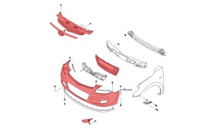 HYUNDAI i30 I FD 2007-2011 KOMPLETNY ZDERZAK PRZEDNI 865102L300