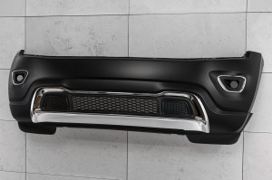 JEEP GRAND CHEROKEE IV WK2 2014-2017 PO FACELIFTINGU KOMPLETNY ZDERZAK PRZEDNI BEZ PDC 1WL27TZZAC