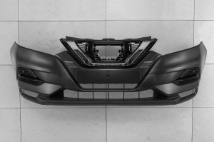 NISSAN QASHQAI II J11 2017-2020 PO LIFTINGU KOMPLETNY ZDERZAK PRZEDNI PDC Z GRILLEM I LAMPAMI 62022HV00H