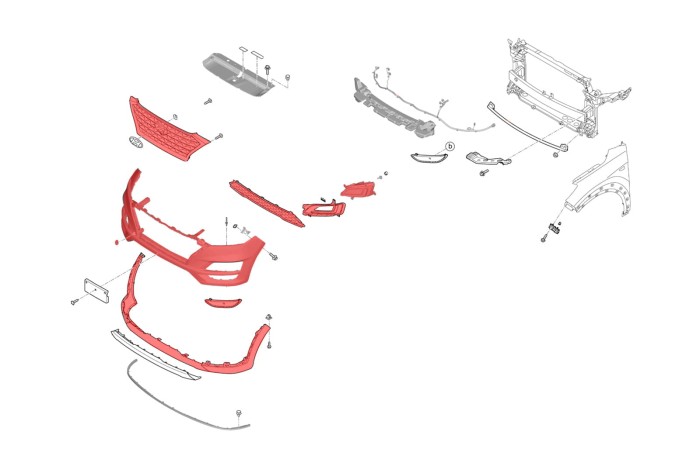 HYUNDAI TUCSON III 2018-2020 PO LIFTINGU KOMPLETNY ZDERZAK PRZEDNI Z LAMPAMI DRL LED 86511D3500
