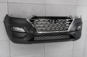 HYUNDAI TUCSON III 2018-2020 PO LIFTINGU KOMPLETNY ZDERZAK PRZEDNI Z LAMPAMI DRL LED 86511D3500