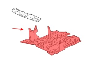 HONDA CIVIC X 2016-2021 PŁYTA OSŁONA POD SILNIK 74110TGGA10 / 74110TEZYO