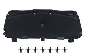 PEUGEOT 208 I 2012-2019 WYGŁUSZENIE MASKI 9673774280 + SPINKI