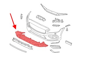 VOLVO S60 III 2018-2024 DOLNA OSŁONA PODWOZIA 32227198