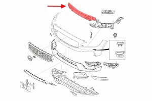 VOLVO V90 CROSS COUNTRY 2016+ ABSORBER PRZEDNIEGO ZDERZAKA 31383241