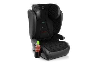 ROCCO FOTELIK SAMOCHODOWY EKOSKÓRA PODSTAWKA 2w1 I SIZE 100-150 CM R129