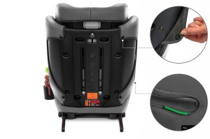 SALVATORE FOTELIK SAMOCHODOWY EKOSKÓRA PODSTAWKA 2w1 I SIZE 100-150 CM R129 ISOFIX