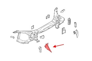 VOLVO V60 I 2013-2018 PO FACELIFTINGU KIEROWNICA POWIETRZA PRAWA 31323559