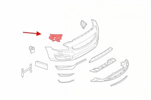 VOLVO V60 I 2013-2018 PO FACELIFTINGU OKULAR PRZEDNIEJ LAMPY PRAWEJ 31323841