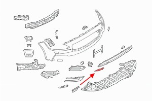 VOLVO S90 2016-2020 PRZED FACELIFTINGIEM PRAWA ZAŚLEPKA KRATKA PRZEDNIEGO ZDERZAKA 31383514