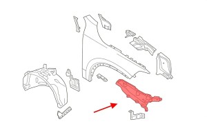 VOLVO XC90 II 2014+ WSPORNIK MOCOWANIE PRZEDNIEGO BŁOTNIKA PRAWY 31391778