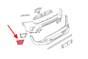 JEEP RENEGADE I BU 2018-2022 PO FACELIFTINGU KRATKA HALOGENU PRZEDNIA LEWA 6VP54LXHAA