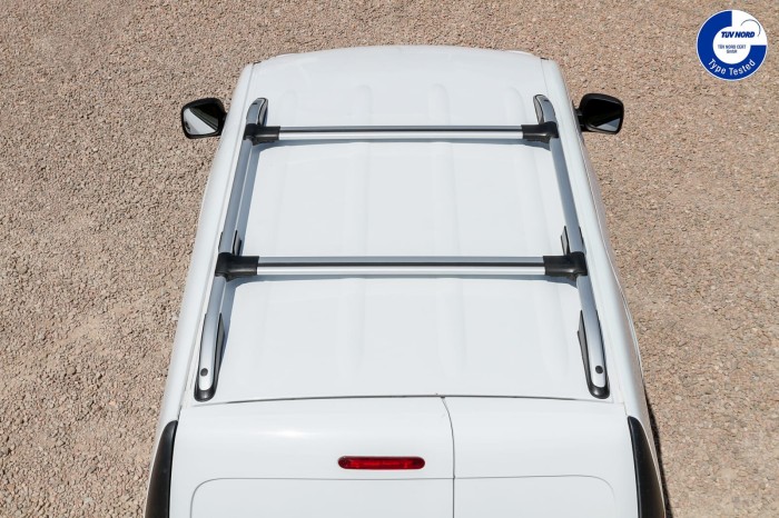 OPEL COMBO D 2011+ BELKI DO RELINGÓW ALUMINIOWE SREBRNE