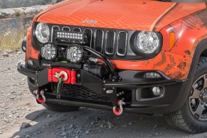 JEEP RENEGADE I BU 2014-2018 ZDERZAK PRZEDNI POD WYCIĄGARKĘ MODEL STEEL OFFROADOWY