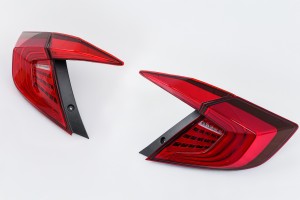 HONDA CIVIC X 2016-2019 SEDAN TUNINGOWE LAMPY TYLNE FULL LED CZERWONE DYNAMICZNE