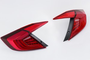 HONDA CIVIC X 2016-2019 SEDAN TUNINGOWE LAMPY TYLNE FULL LED CZERWONE DYNAMICZNE