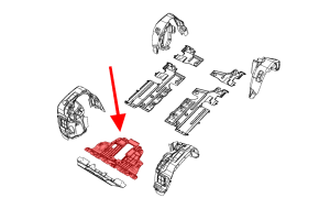 FIAT 500X 2014-2024 OSŁONA PŁYTA POD SILNIK 68248089AA
