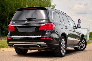 MERCEDES GL X166 2012-2015 KAMERA COFANIA FULL HD DYNAMICZNE LINIE ZINTEGROWANA Z KLAMKĄ KLAPY TYLNEJ