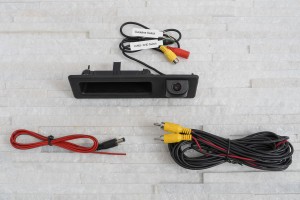 BMW X1 F48 2015-2022 KAMERA COFANIA FULL HD DYNAMICZNE LINIE ZINTEGROWANA Z KLAMKĄ KLAPY TYLNEJ