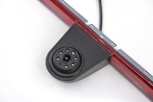 MERCEDES SPRINTER II W906 2006-2019 KAMERA COFANIA FULL HD DYNAMICZNE LINIE NAD DRZWI BAGAŻOWE W LAMPIE STOP