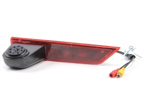 FORD TRANSIT CUSTOM 2016-2023 KAMERA COFANIA FULL HD DYNAMICZNE LINIE NAD DRZWI BAGAŻOWE W LAMPIE STOP