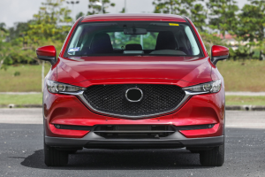 MAZDA CX-5 II KF 2017-2021 PRZED FACELIFTINGIEM CHROMOWANA LISTWA GRILLA PRAWA KB8A507J1