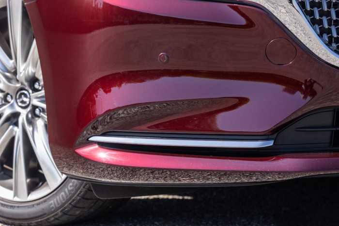 MAZDA 6 III GJ 2018+ PO DRUGIM LIFTINGU CHROMOWANA LISTWA PRZEDNIEGO ZDERZAKA PRAWA GBVG50121