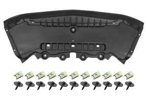 MERCEDES S-CLASS W221 2005-2013 4MATIC OSŁONA PRZEDNIEGO ZDERZAKA Z KOMPLETEM ŚRUB A2215240830