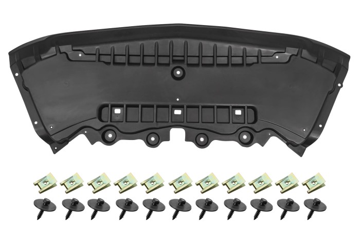 MERCEDES S-CLASS W221 2005-2013 4MATIC OSŁONA PRZEDNIEGO ZDERZAKA Z KOMPLETEM ŚRUB A2215240830