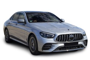 MERCEDES E-CLASS W213 AMG 2020+ PO LIFTINGU Z KAMERĄ GRILL GT PANAMERICANA SREBRNY