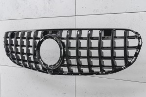 MERCEDES GLC COUPE C253 2015-2019 PRZED LIFTINGIEM Z KAMERĄ GRILL GT PANAMERICANA CZARNY