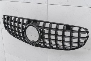 MERCEDES GLC COUPE C253 2015-2019 PRZED LIFTINGIEM Z KAMERĄ GRILL GT PANAMERICANA CZARNY