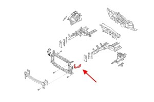 KIA CEED II JD 2012-2015 PRZED LIFTINGIEM OKULAR WSPORNIK REFLEKTORA LEWY 64156A2000