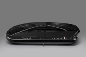 BOX DACHOWY BAGAŻNIK KUFER NA DACH 450L MODEL MADRID CZARNY