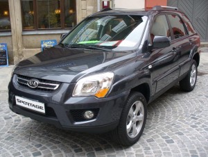KIA SPORTAGE II JE 2008-2010 PO FACELIFTINGU NAKŁADKI NA LAMPY PRZEDNIE