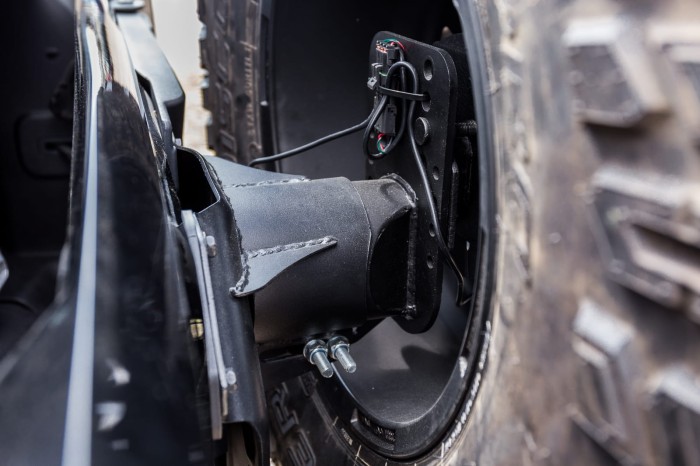 JEEP WRANGLER JL 2018+ MOCOWANIE POD WIĘKSZE KOŁO ZAPASOWE