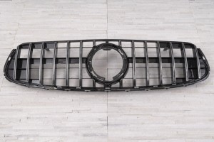 MERCEDES GLC COUPE (C253) 2019+ PO LIFTINGU Z KAMERĄ GRILL GT PANAMERICANA SREBRNY